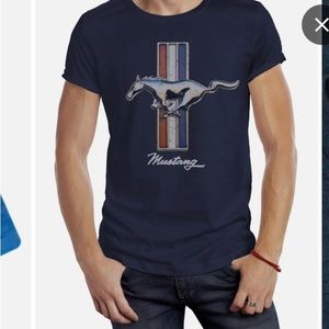 VINTAGE MUSTANG MOTOR TEE ORIGINAL MENS 💯 Cotton